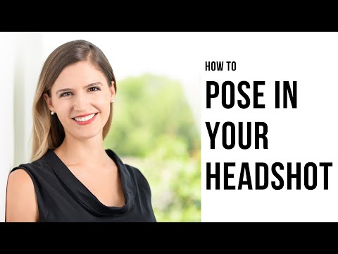 pose for headshot